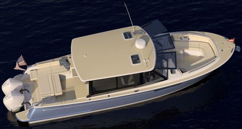 3z Dual Console Verados photo copyright MJM Yachts taken at  and featuring the Power boat class