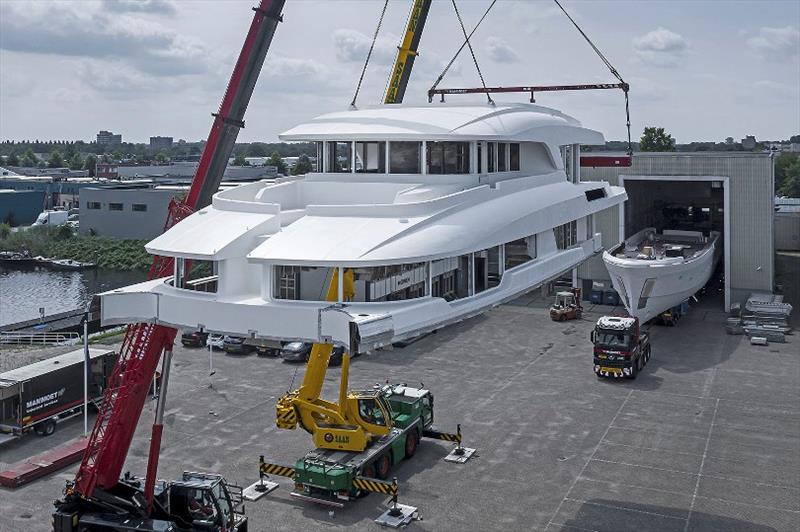 Moonen YN201 - Joing Hull and superstructure - photo © Moonen Yachts