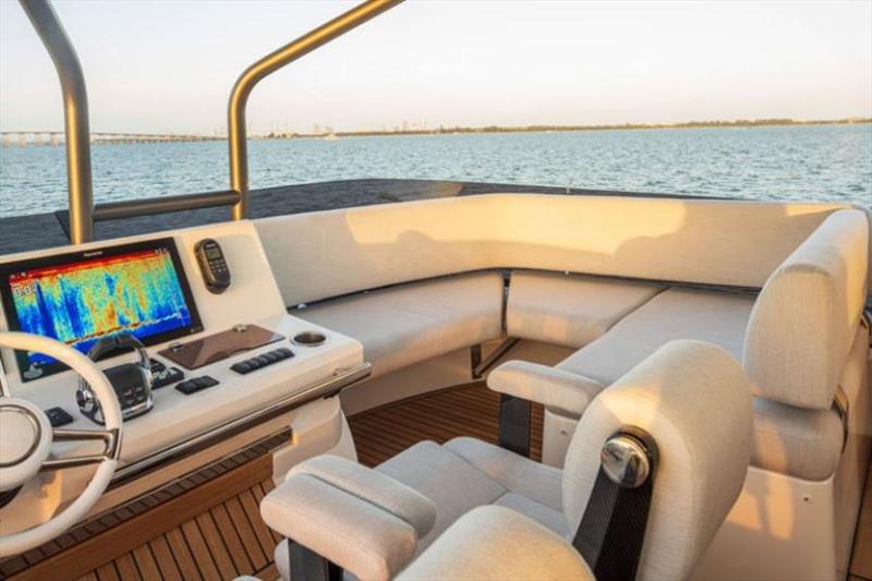 Prestige 690 photo copyright Prestige Yachts taken at  and featuring the Power boat class