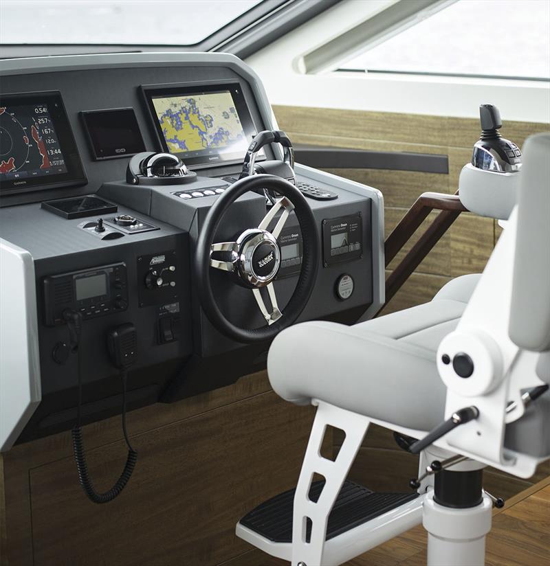 CL Yachts CLB72 - Interior Helm photo copyright Lightseed Studio taken at  and featuring the Power boat class
