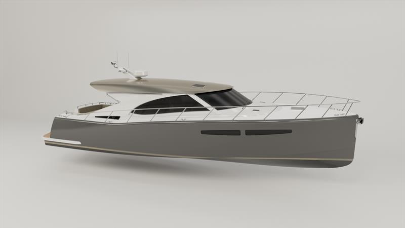 The new Cape45 from Composites Constructions photo copyright Composites Constructions taken at  and featuring the Power boat class