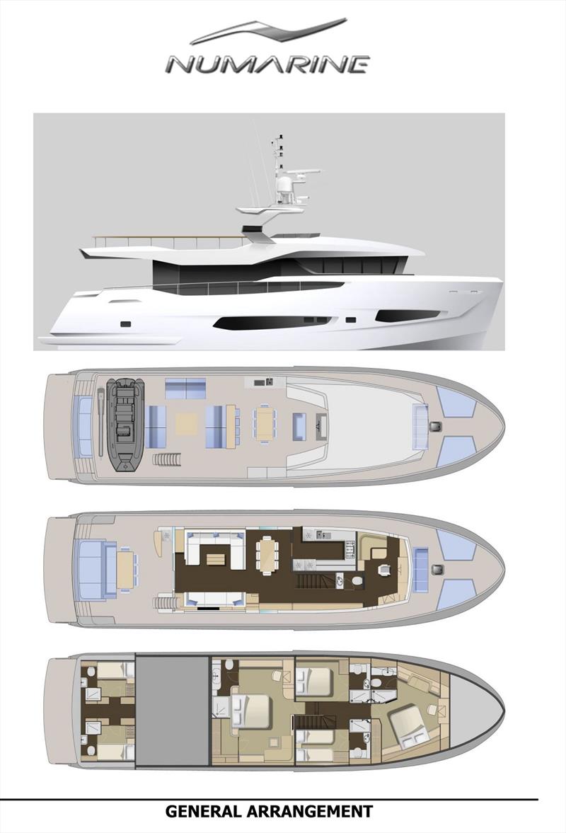 Numarine 37XP expedition superyacht - photo © Numarine