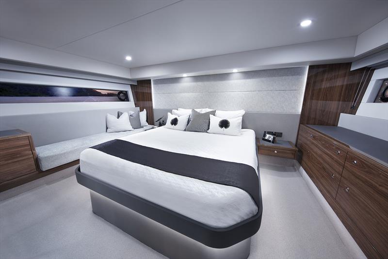 Master Stateroom of the new Maritimo M60  photo copyright Maritimo taken at  and featuring the Power boat class