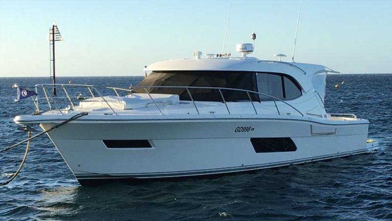 Life aboard Baleia offers Wayne and Pam the perfect escape for days on end. - photo © Riviera Australia
