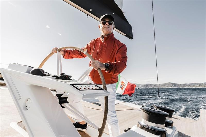 Marc Giorgetti on board Cefea Solòaris 111' photo copyright Guillaume Plisson taken at  and featuring the Power boat class
