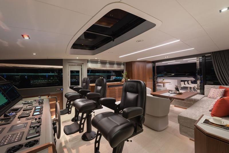 Horizon FD87 - Pilot House photo copyright Horizon Yachts taken at  and featuring the Power boat class