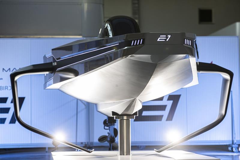 The UIM E1 World Electric Powerboat Series electric RaceBird powerboat `RB 01` - photo © Lloyd Images / E1 Series