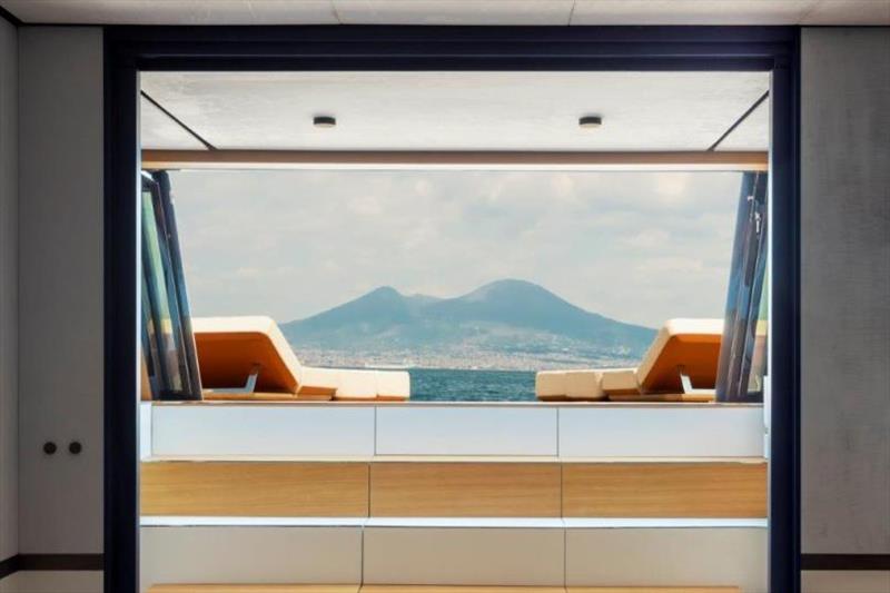 Evo V8 view from the lounge - photo © Evo Yachts