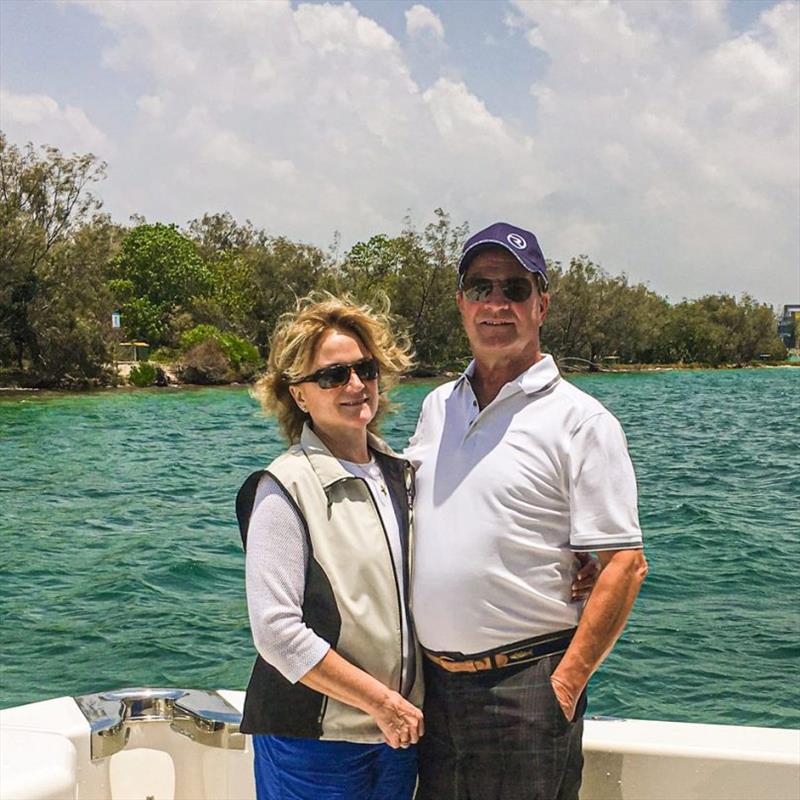 Laurie and Brian Robertson were looking for a motor yacht that could handle different conditions. photo copyright Riviera Australia taken at  and featuring the Power boat class