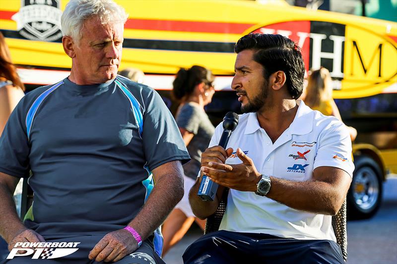 Steve Curtis MBE (l) and Azam Rangoonwala (r) photo copyright Ronny McHenry, All Rights Reserved taken at  and featuring the Power boat class