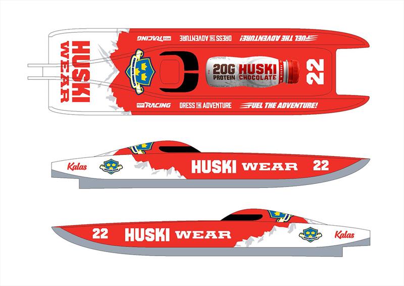 Huski Wear Offshore Racing photo copyright Powerboat P1 taken at  and featuring the Power boat class