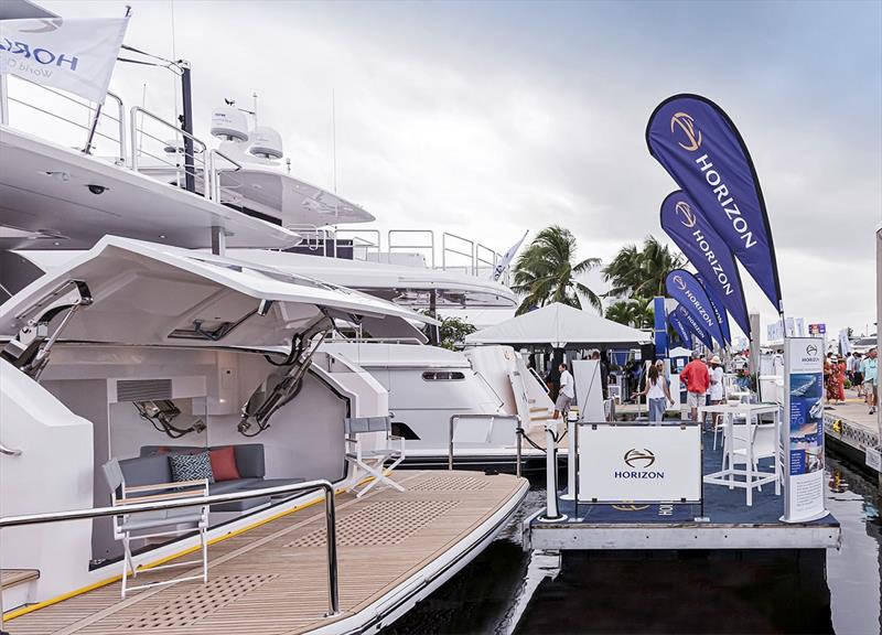 Horizon Yachts at 2021 Fort Lauderdale International Boat Show - photo © Horizon Yachts
