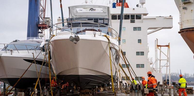 Behind the scenes in yacht transportation - photo © Galeon Yachts