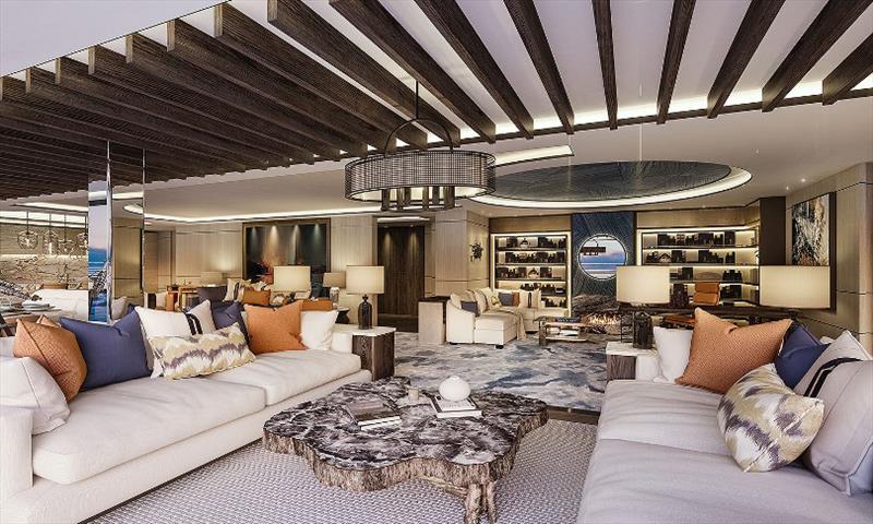 Apartment living area by Winch Design - photo © Winch Design
