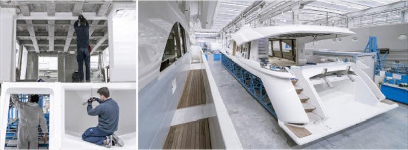 The modular system allows Monte Carlo Yachts to offer owners' customized layouts and nearly endless personalization possibilities photo copyright Monte Carlo Yachts taken at  and featuring the Power boat class