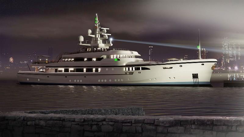 63m Explorer Yacht EXO - Night quay photo copyright Liebowitz & Partners taken at  and featuring the Power boat class