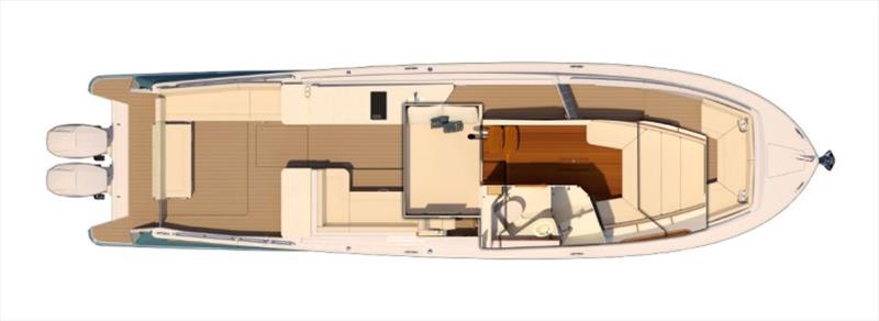 4z cabin layout - Berths and a yacht-sized head provides all the comforts of home - photo © MJM Yachts