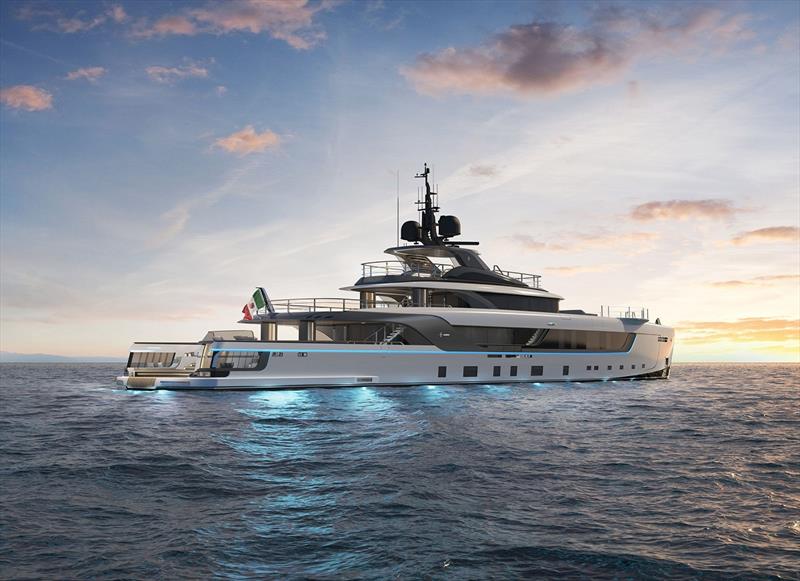 55-metre mega yacht Admiral S-Force photo copyright The Italian Sea Group taken at  and featuring the Power boat class