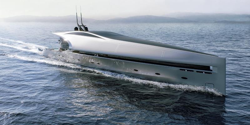 futuristic yacht concept