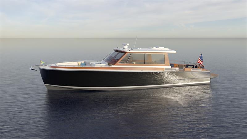 Daychaser 48 photo copyright Zurn Yacht Design taken at  and featuring the Power boat class