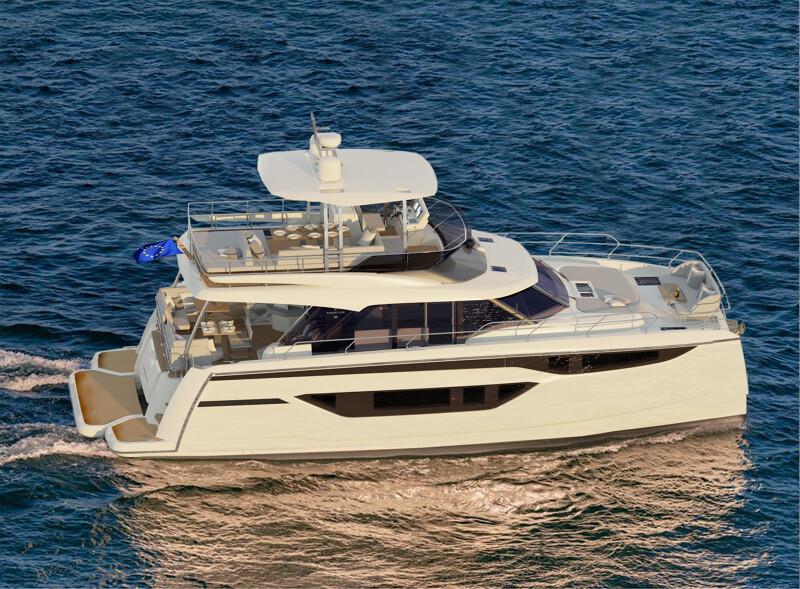 Prestige M48 - the first of their new M-Line of Powercats - photo © Prestige Yachts