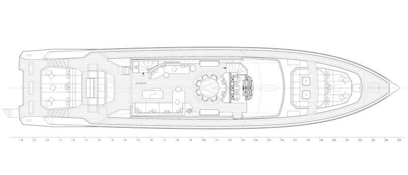 Main deck - Gladiator 961 Speed photo copyright Canados Yachts taken at  and featuring the Power boat class