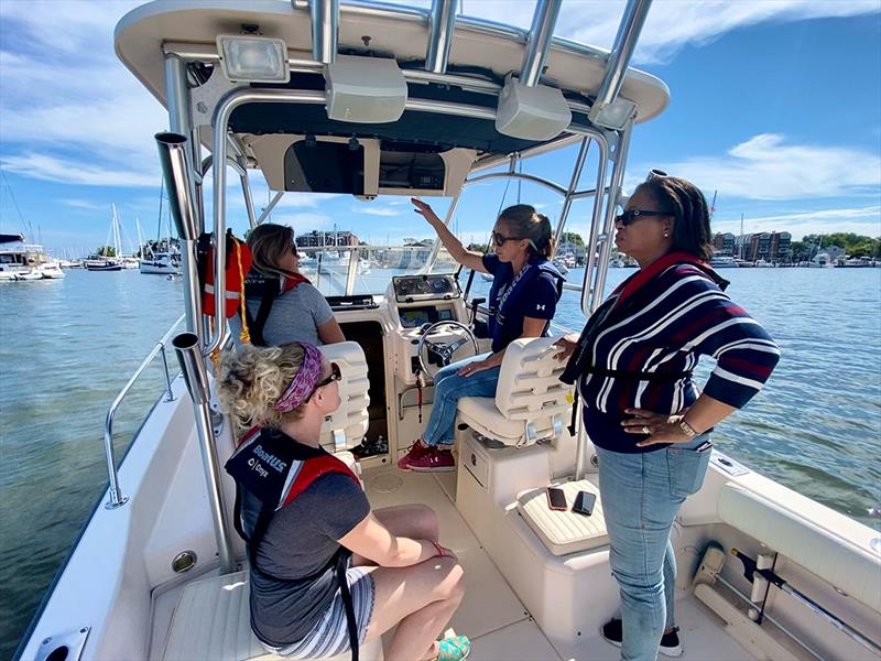 The need for on-water powerboat handling instruction has increased as more Chesapeake Bay boaters have hit the water photo copyright Chesapeake Boating Academy taken at  and featuring the Power boat class
