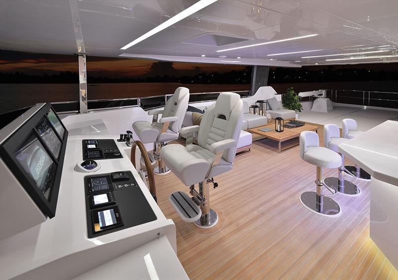 Horizon FD75 Flybridge - photo © Horizon Yachts