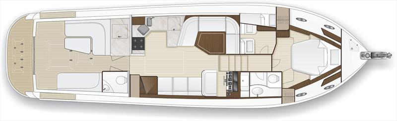 Hylas M49 - internal layout photo copyright Hylas Yachts taken at  and featuring the Power boat class