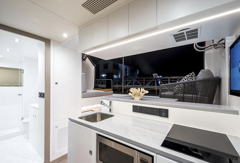 Horizon FD80 - Crew mess - photo © Horizon Yachts