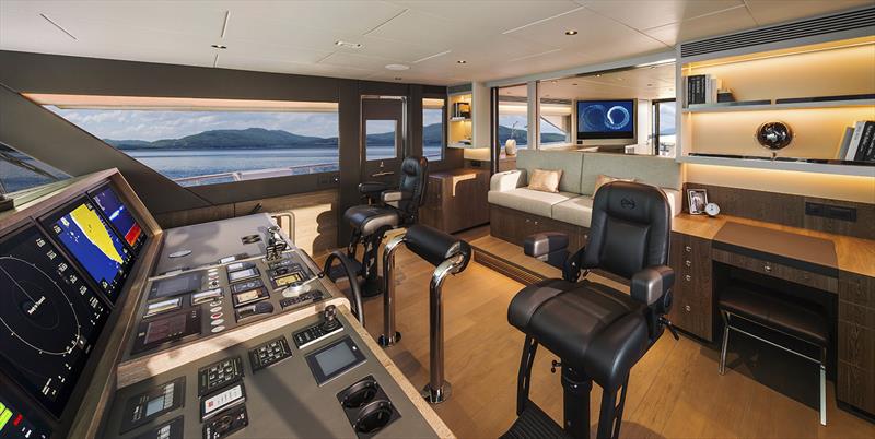 FD110 Hull 4 - Pilot House photo copyright Horizon Yachts taken at  and featuring the Power boat class
