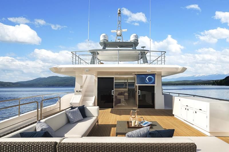 FD110 Hull 4 - Bridge deck photo copyright Horizon Yachts taken at  and featuring the Power boat class