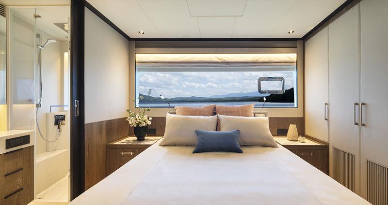 FD110 Hull 4 - Port VIP Stateroom photo copyright Horizon Yachts taken at  and featuring the Power boat class