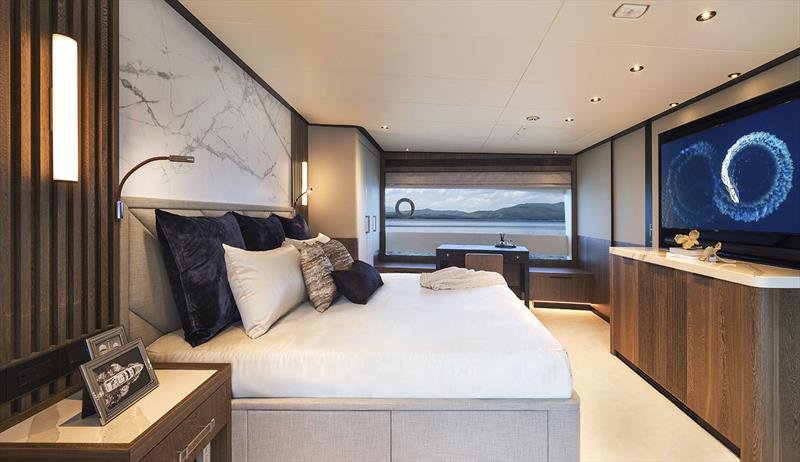 FD110 Hull 4 - Master Stateroom photo copyright Horizon Yachts taken at  and featuring the Power boat class