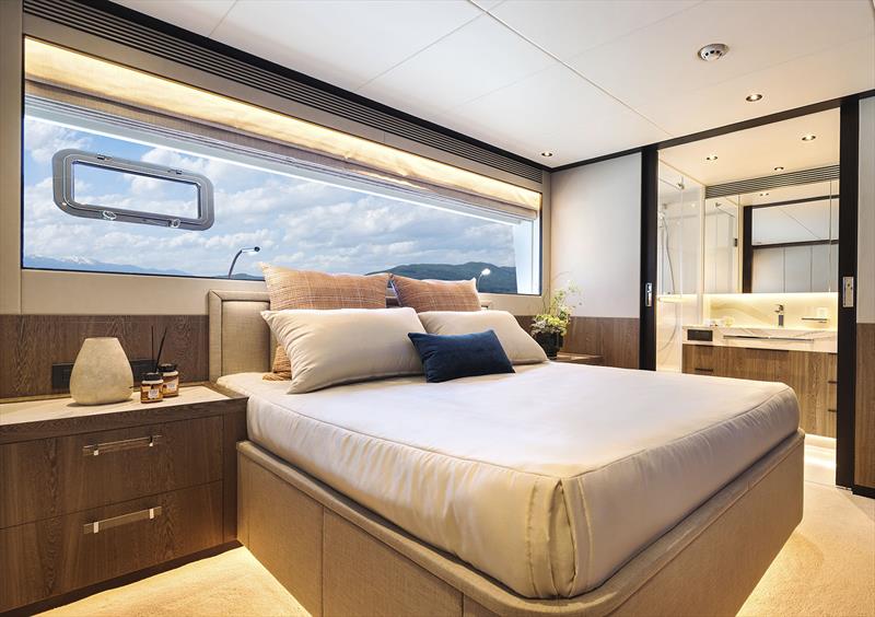 FD110 Hull 4 - Stbd. VIP Stateroom photo copyright Horizon Yachts taken at  and featuring the Power boat class