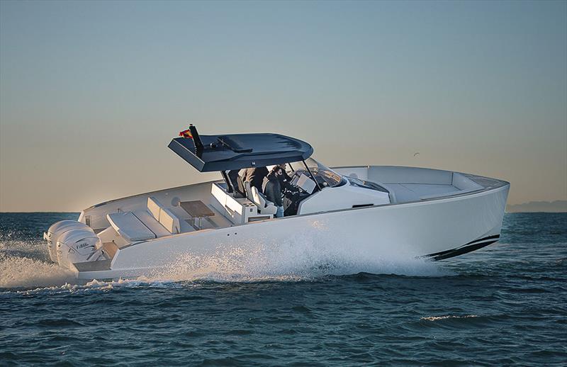A performance oriented, light yet strong hull is a cornerstone of every Tesoro Yacht. photo copyright Tesoro Yachts taken at  and featuring the Power boat class