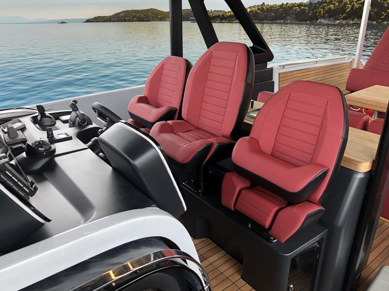 The range of helm seats by Besenzoni
