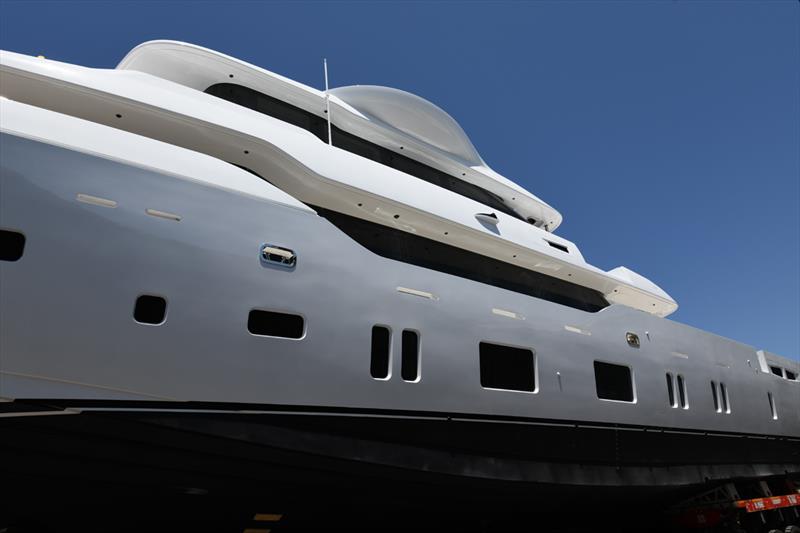 Oceanic 143 Tri-Deck flagship photo copyright Canados Yachts taken at  and featuring the Power boat class