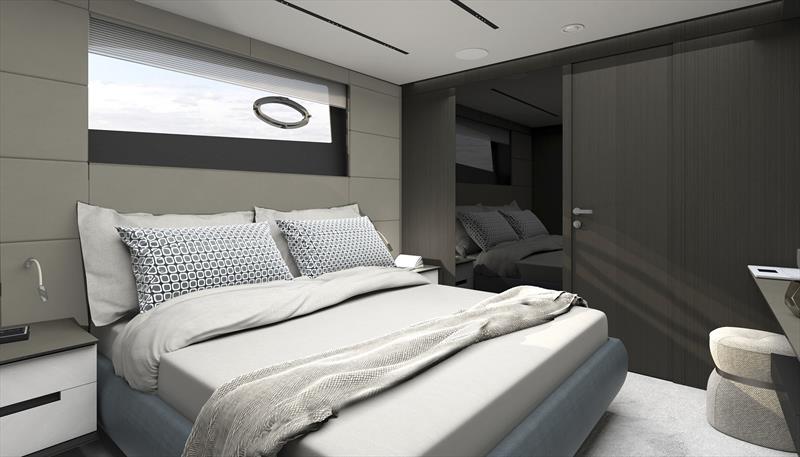 Pershing GTX116 - VIP cabin - photo © Ferretti Group