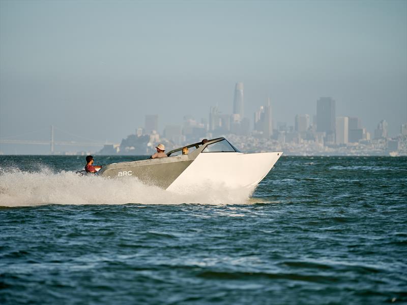 Arc One's maiden SF Bay Area voyage. photo copyright Arc Boats taken at  and featuring the Power boat class