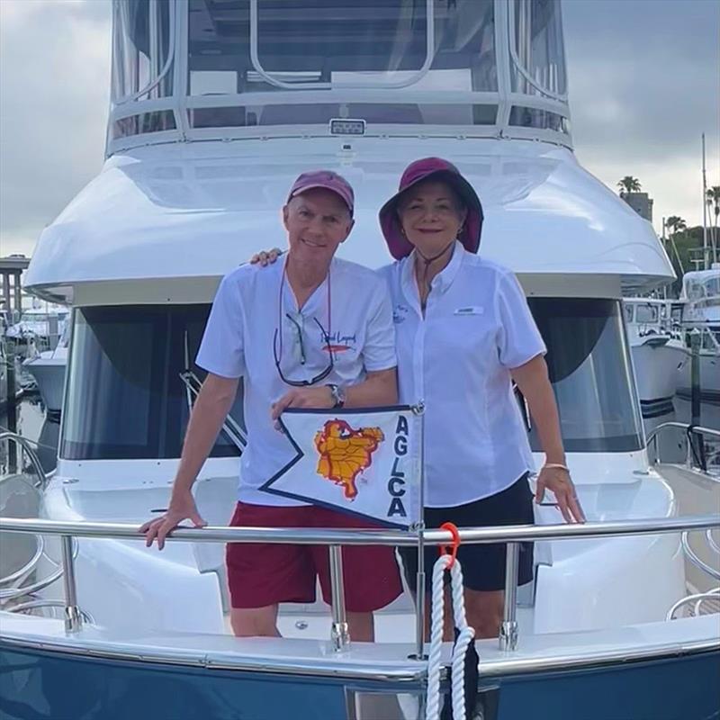 Don and Silvia, owners of Outer Reef 620 Trident `Anne Marie` photo copyright Outer Reef Yachts taken at  and featuring the Power boat class
