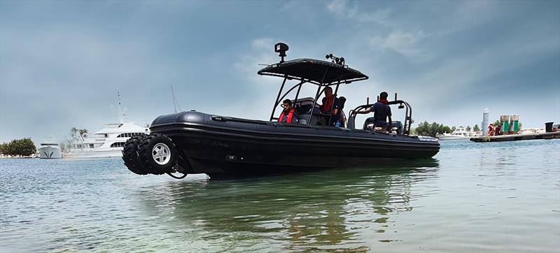 9.0m professional amphibious boat photo copyright Ocean Craft Marine taken at  and featuring the Power boat class