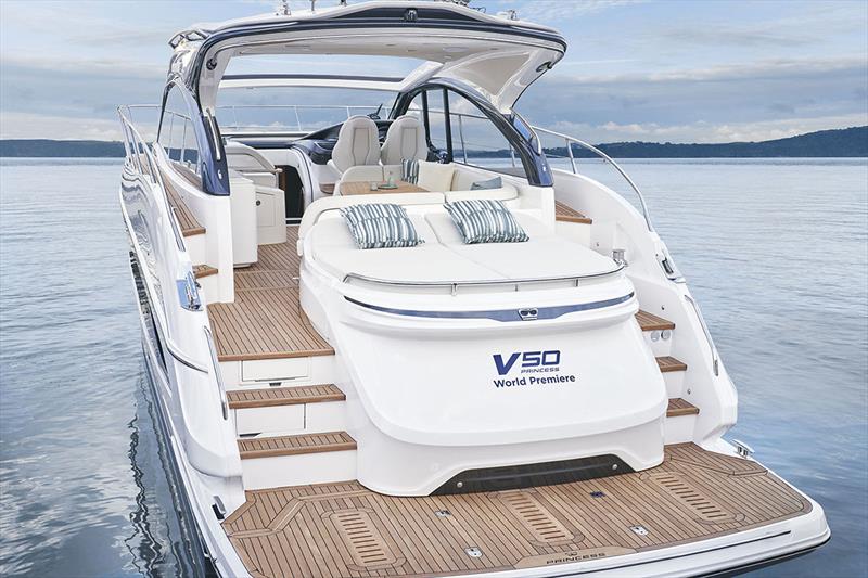 V50 Open Main Deck - photo © Princess Yachts