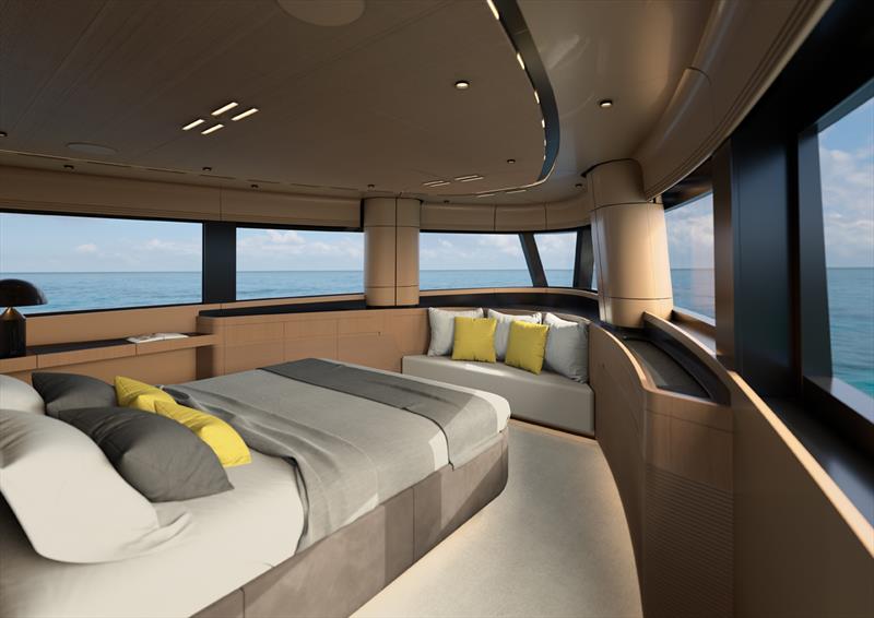wallywhy150 owner cabin - photo © Wally Yachts