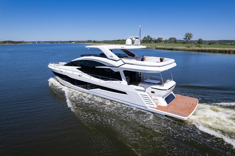 Galeon 800 Fly, Hull #1 photo copyright Galeon Yachts taken at  and featuring the Power boat class