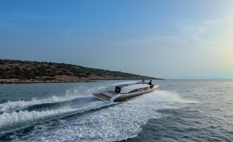 88m Golden Yachts superyacht Project X photo copyright Onda Tenders taken at  and featuring the Power boat class