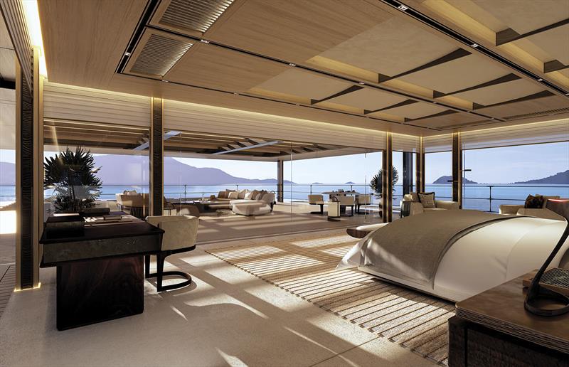SINOT Poetry MYS22 - Owner State Room - photo © Sinot Yacht Architecture & Design