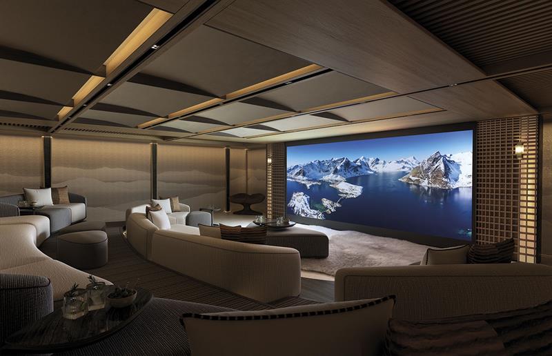 SINOT Poetry MYS22 - Cinema photo copyright Sinot Yacht Architecture & Design taken at  and featuring the Power boat class