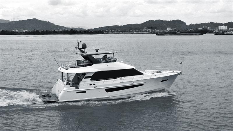 CLB65 sea trial photo copyright CL Yachts taken at  and featuring the Power boat class