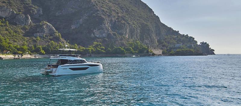Time to explore with Prestige's new M48 powercat photo copyright Prestige Yachts taken at  and featuring the Power boat class